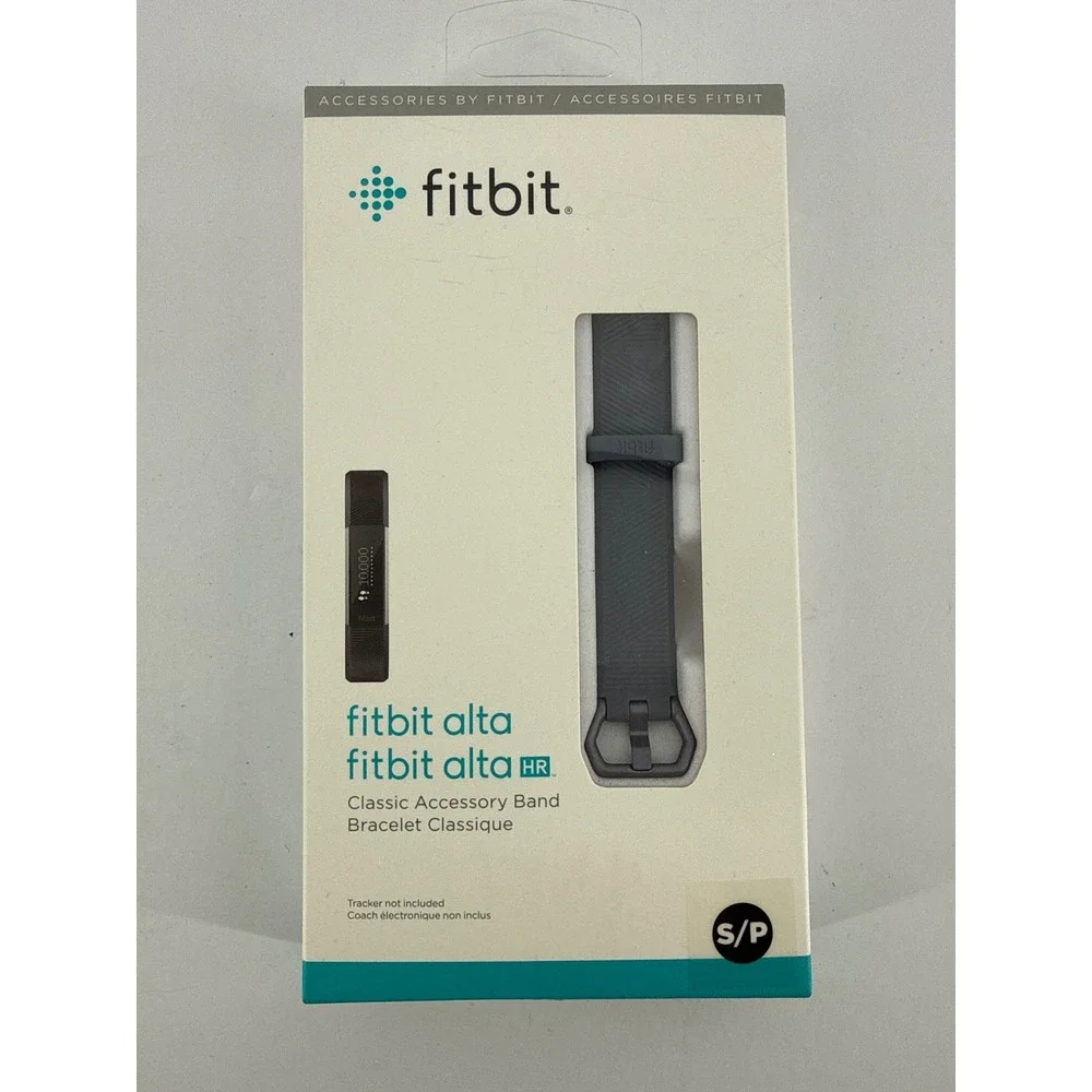 Fitbit Alta Classic Accessory Band Small Medium Gray Tracker Not Included
